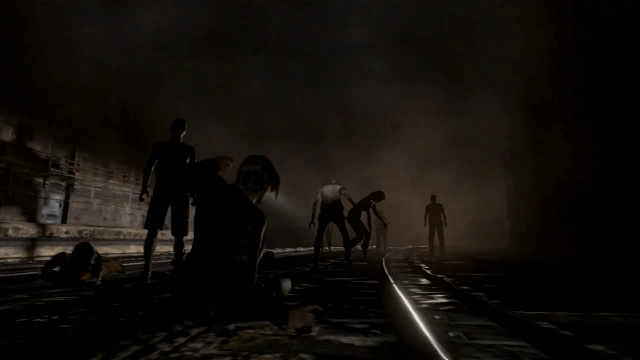 Resident Evil 6 Leon deslizando