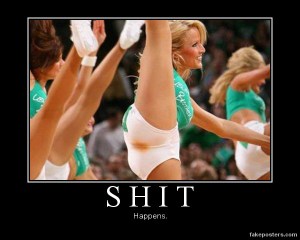 Mas as vezes tem algo no meio que é uma merda....