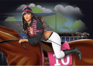 Dizem que ela cavalgava muito bem.